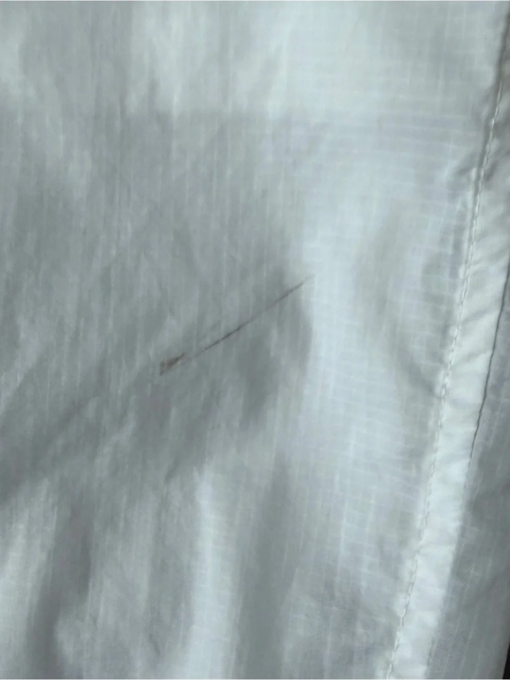 Alo Yoga White Cloud Nine Nylon‎ Sheer Wide Leg Drawstring Beach Pants